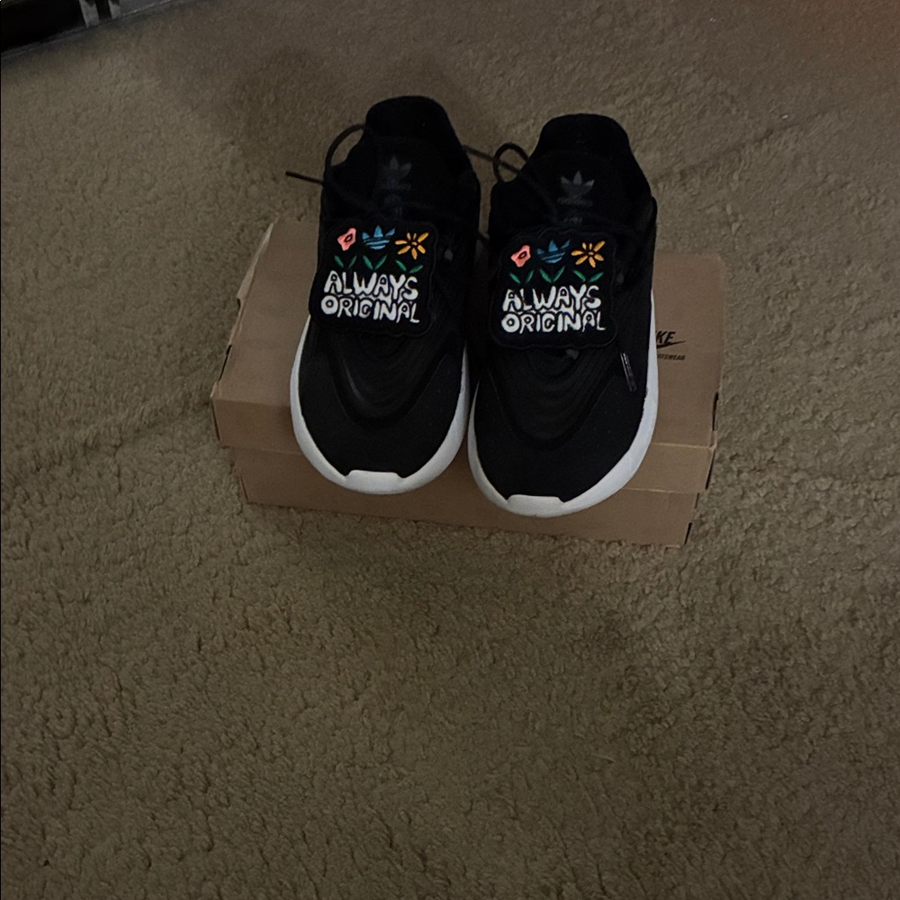 Adidas Black and White Sneakers